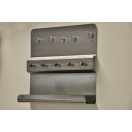 GERS EQUIPEMENT Magnettahvel/võtmenagi ja 5 magnetit INOX